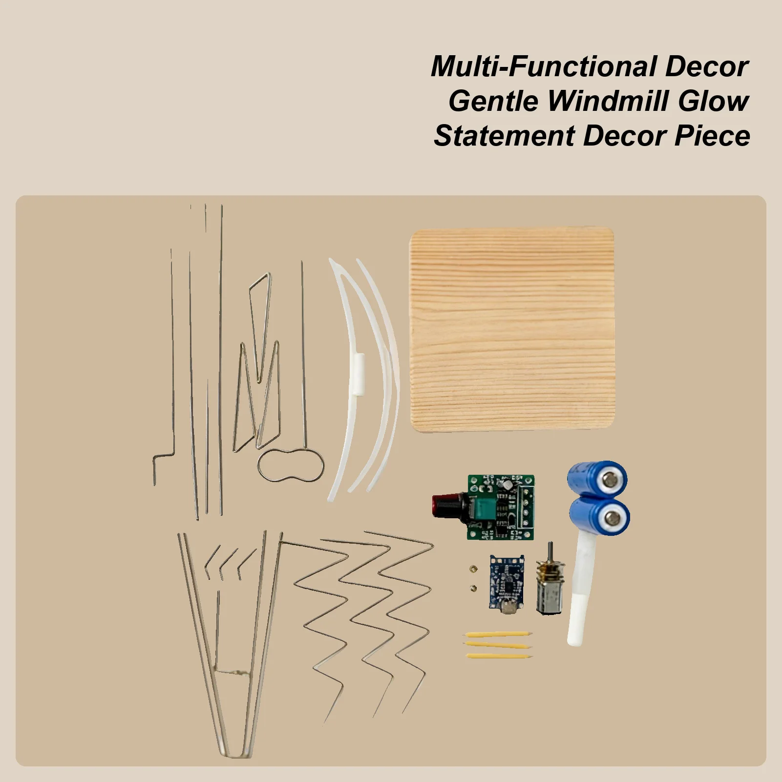 

Desk Nightlight Mechanical Art Anti-Glare Windmill Rotating Night Light for Desk for Children's Room Nightstand Bedside Dorm