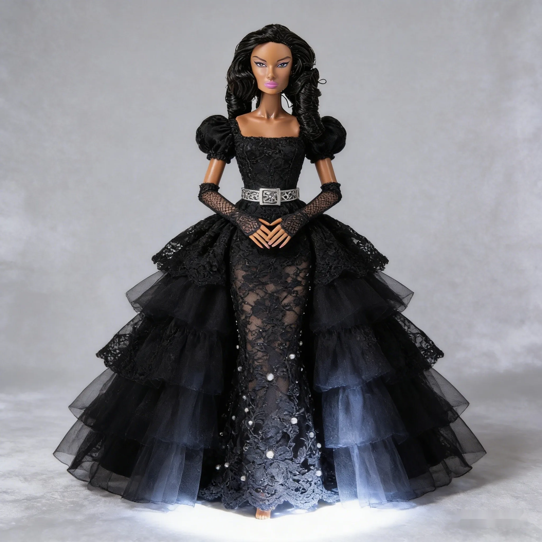 12.6in 1/6 Scale 12-Joint Posable BJD/MJD Doll - Exquisite Facial Features, Desktop Ornament, Holiday Gift (No Clothes)