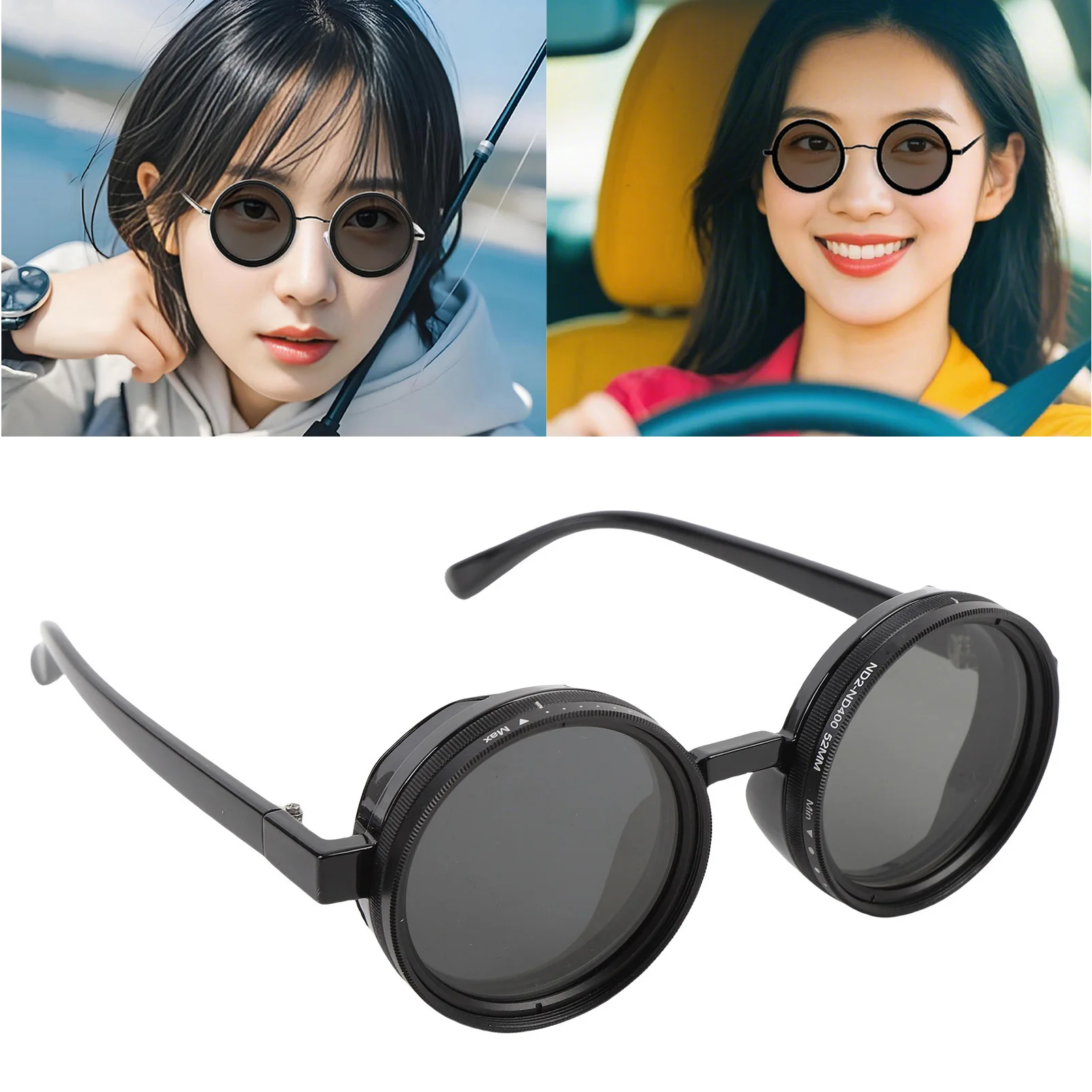 Gafas de sol ND con tono ajustable, antideslizantes y ligeras - imagen 3