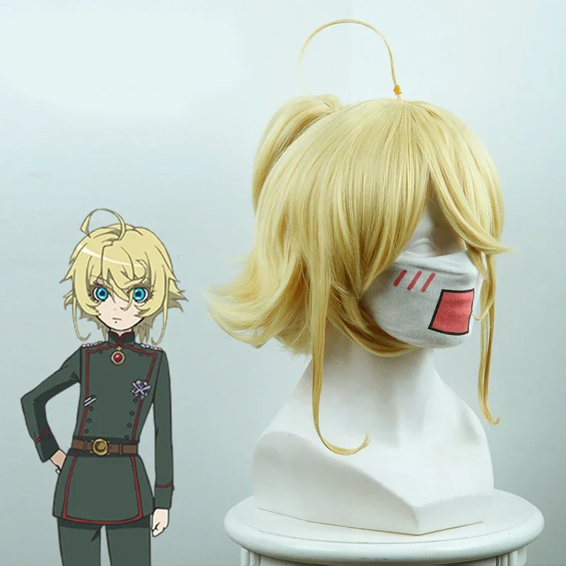 DIOCS Youjo Senki Tanya von Degurechaff شعر مستعار تأثيري للنساء قبعة شعر مستعار HS4893