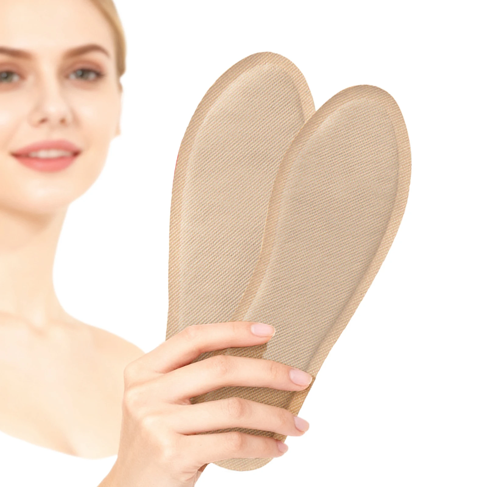 

10 Pairs Heated Insoles Warmers Continuous Heat Toe Warmers Odorless Air Activated Warmers for Hunting and Outdoor Sports