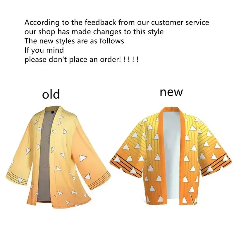 Anime Demon Slayer Kimetsu No Yaiba Haori Kimono Cosplay Kamado Nezuko abrigo camisa disfraces de Halloween para niños adultos