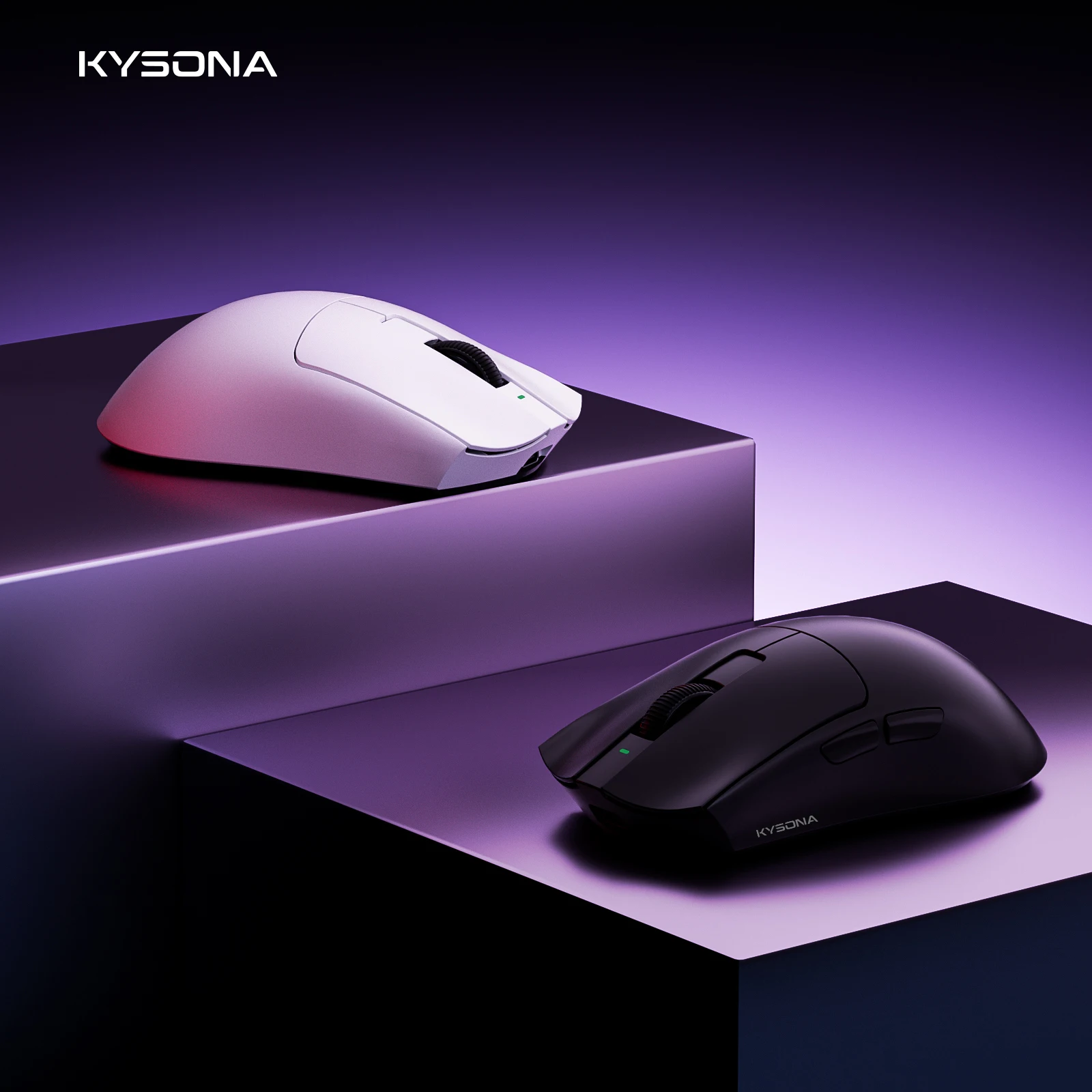 KYSONA Jupiter SE ماوس ألعاب لاسلكي بلوتوث الفئران PAW3311 الاستشعار 24000 ديسيبل متوحد الخواص خفيفة الوزن 46 جرام للأيدي الكبيرة ألعاب الكمبيوتر المحمول