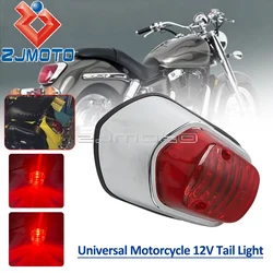 Motorcycle Tail Light Retro 12V Rear Brake Taillights Universal For Harley Honda Sabre Shadow VTX VT ACE 1100 Suzuki Kawasaki