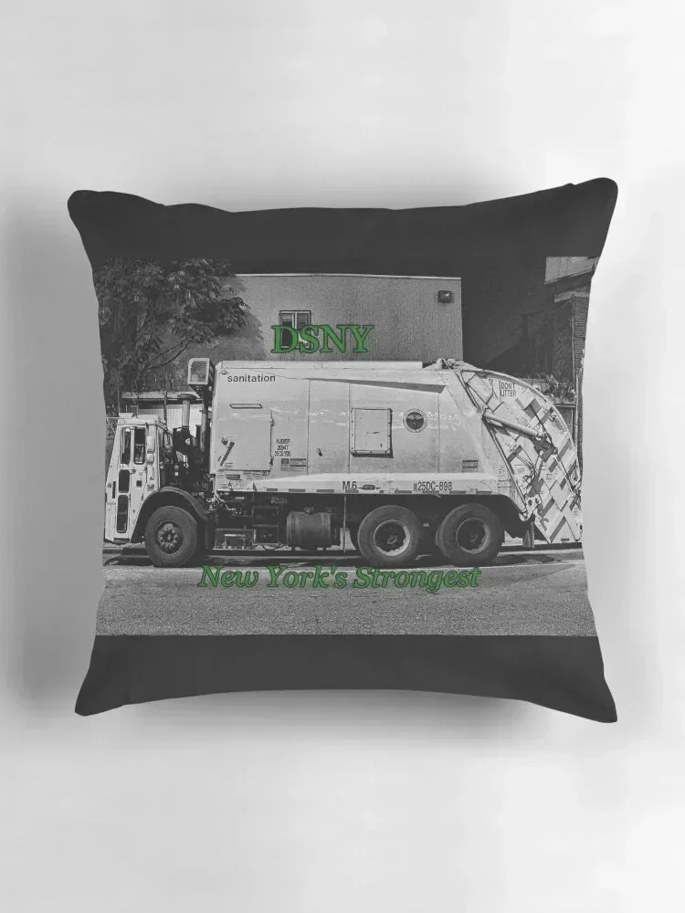 DSNY garbage truck #2 Throw Pillow ornamental pillows Christmas Pillow Cases Cushions For Children pillow