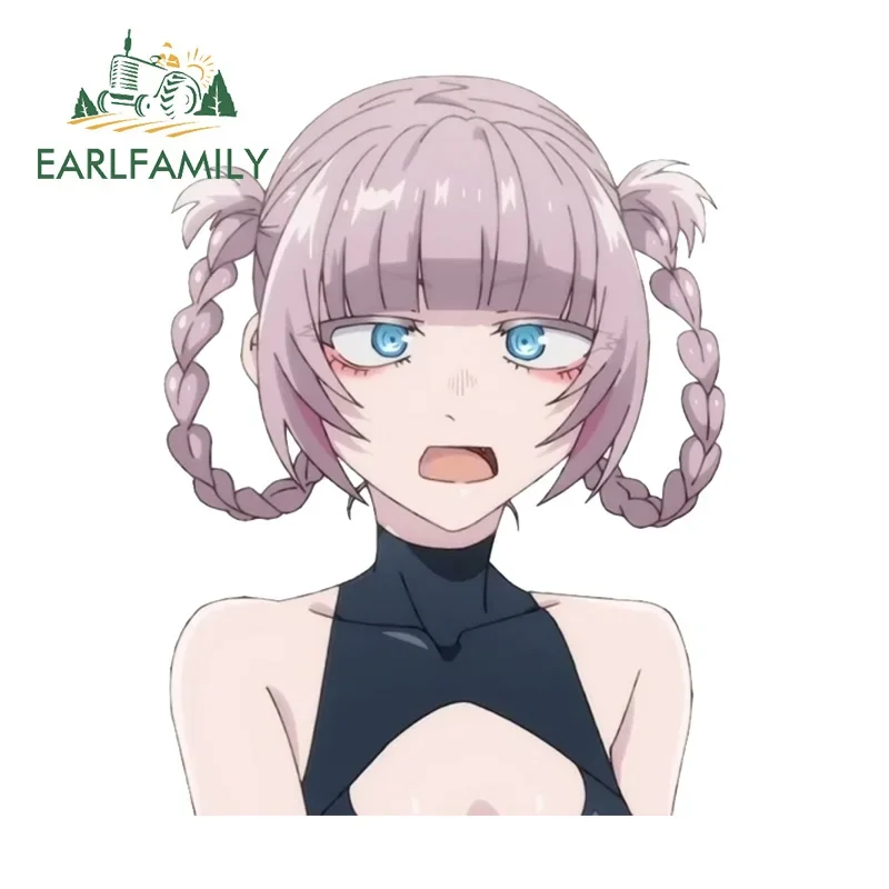 EARLFAMILY 13 سنتيمتر x 9.9 سنتيمتر مفاجأة Nazuna فتاة ملصقات السيارات أنيمي DIY بها بنفسك الوفير ملصق مضاد للمياه موضة انسداد خدش ديكور
