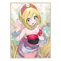 65Pcs/set 66X91Mm Diy Self Made Ptcg Irida Card Sleeve Ws Opcg Ptcg Irida Color Flash Card Protection Cover Anime Card Gift Toy