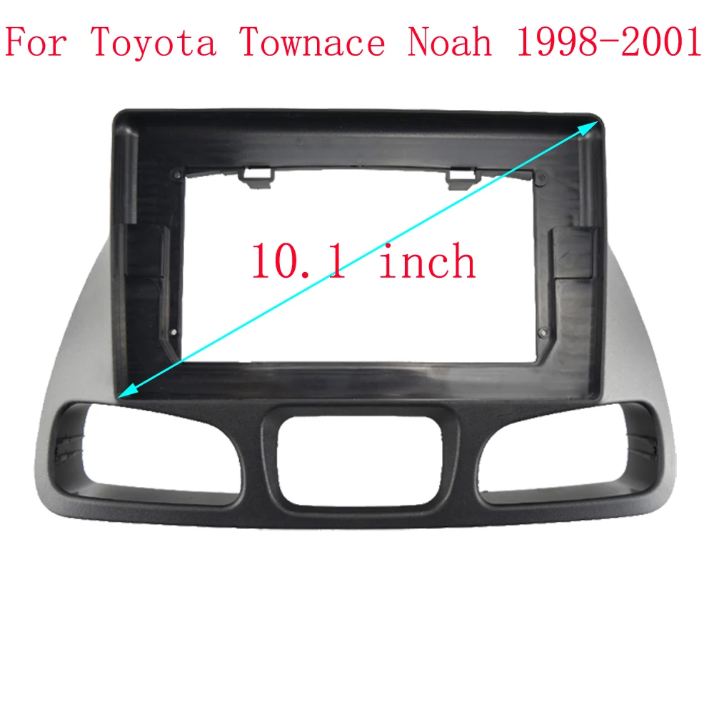 Car Accessories 10 Inch Car Frame Fascia Adapter Android Radio Dash Fitting Panel Kit For Toyota Townace Noah 1998-2001