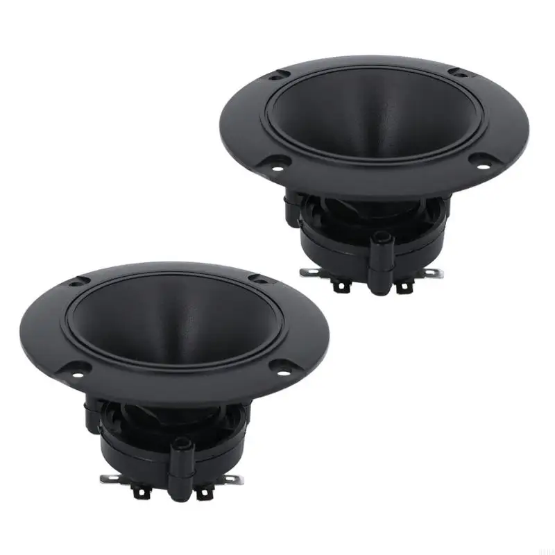 

652F 2pcs 98MM Tweeters Loudspeaker Ceramic Piezo Loudspeakers for Enhances Sound Projection