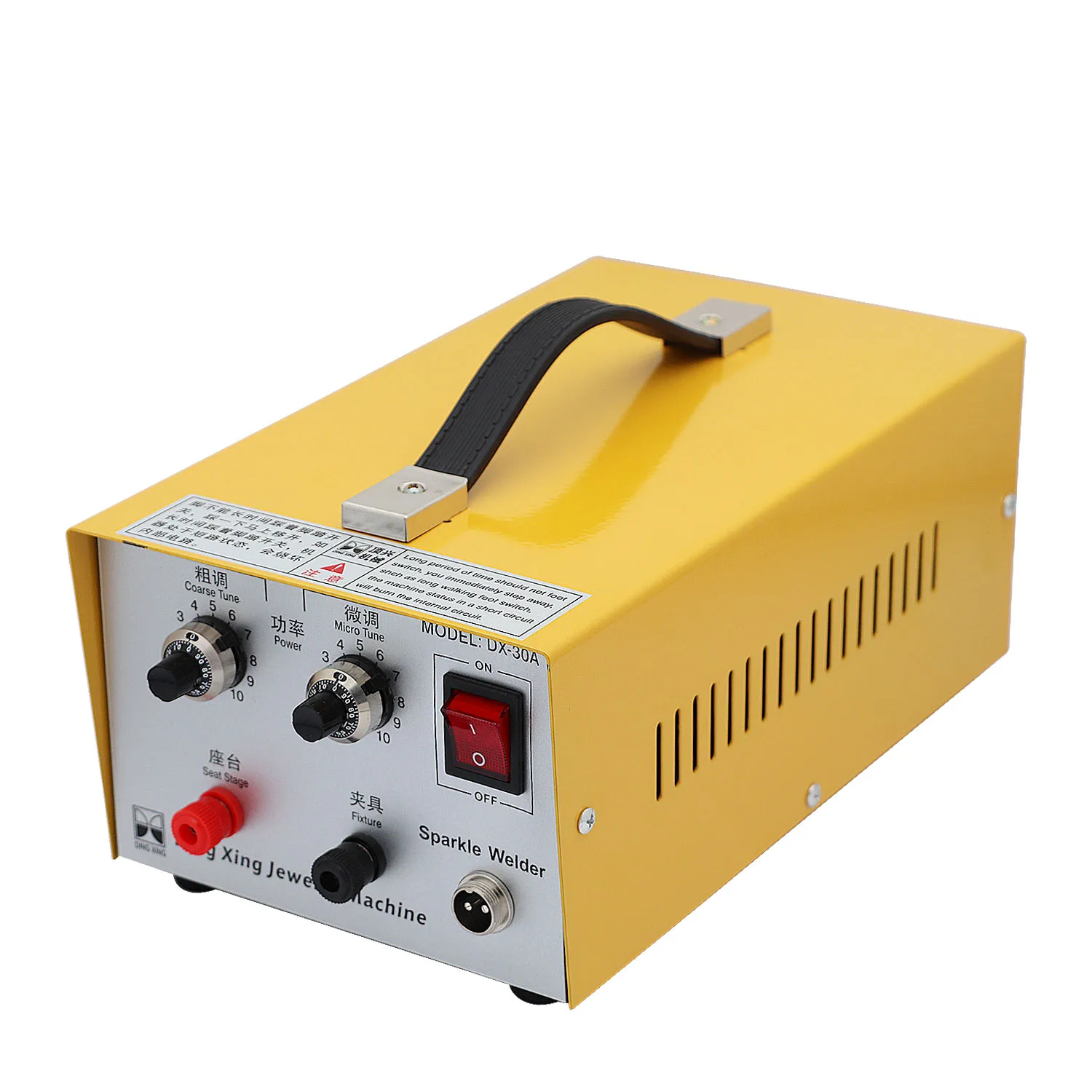 Portable Jewelry Welder Gold Silver Platinum Welding Machine  30A Professional Precise Jewelry Spot Welder With Foot Pedal