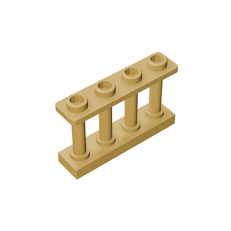 POLYROYAL Building Blocks Technicalal parts 1x4x2 fence panel 10 PCS MOC Compatible With brands toys for children 15332