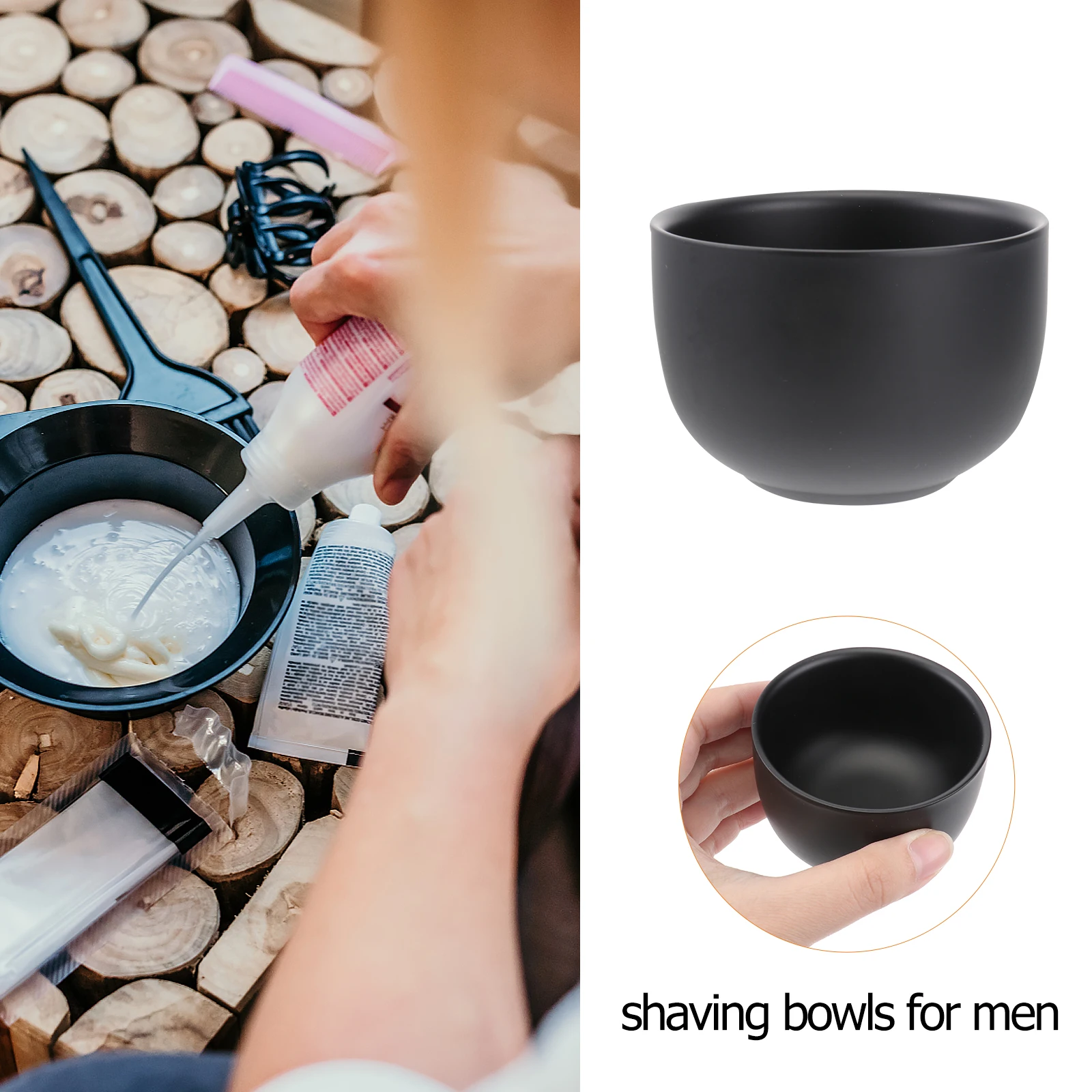 وعاء حلاقة رجالي فاخر بتصميم طبقة مزدوجة من الفولاذ المقاوم للصدأ، حاوية صابون كريمي خفيفة الوزن للتخزين ودية