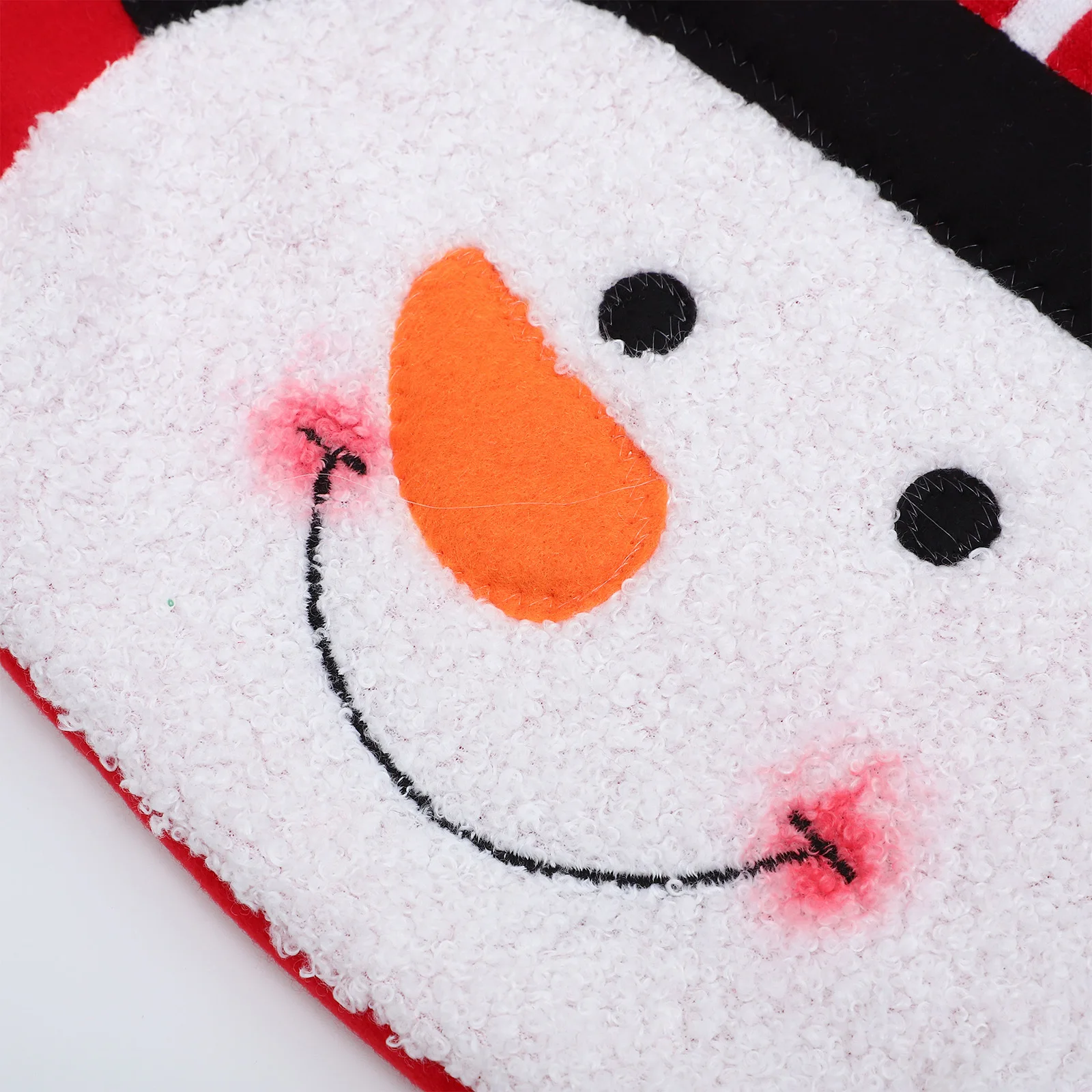 

1 set 1 Set Christmas Floor Mat Set Snowman Design Decorative Toilet Lid Protector Xmas Toilet Decor For Bathroom Home Use