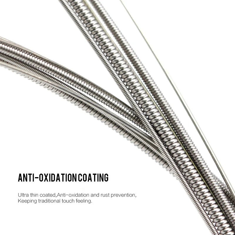 Orphee سلاسل الغيتار الكهربائي QE سلسلة سبائك النيكل مسدس الأساسية متوسطة ضوء سلاسل الغيتار أجزاء الغيتار وملحقاتها