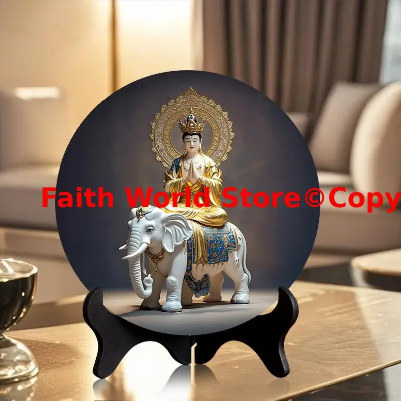 

Буддийский даосский предмет Манджушри Самантабхадра Бодхисаттва благоприятная Мандала Мантра Священное Писание отображение храма монах алтарь поклонение