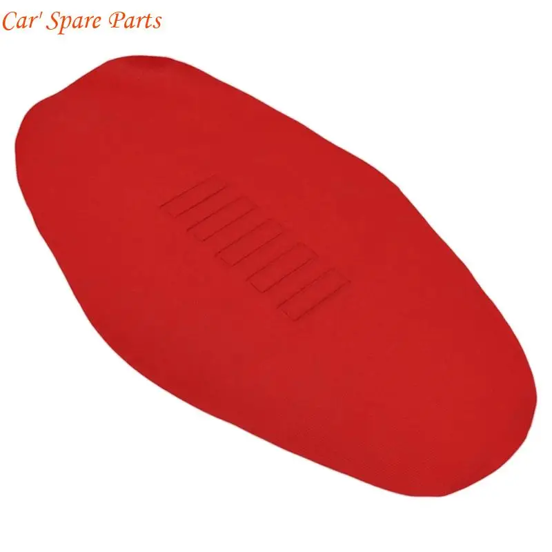Y4UA Textured Motorcycle Cover with Ribbed Contact Zones, Trim to Fit PVC Rubber Build for Seat Repair and Install