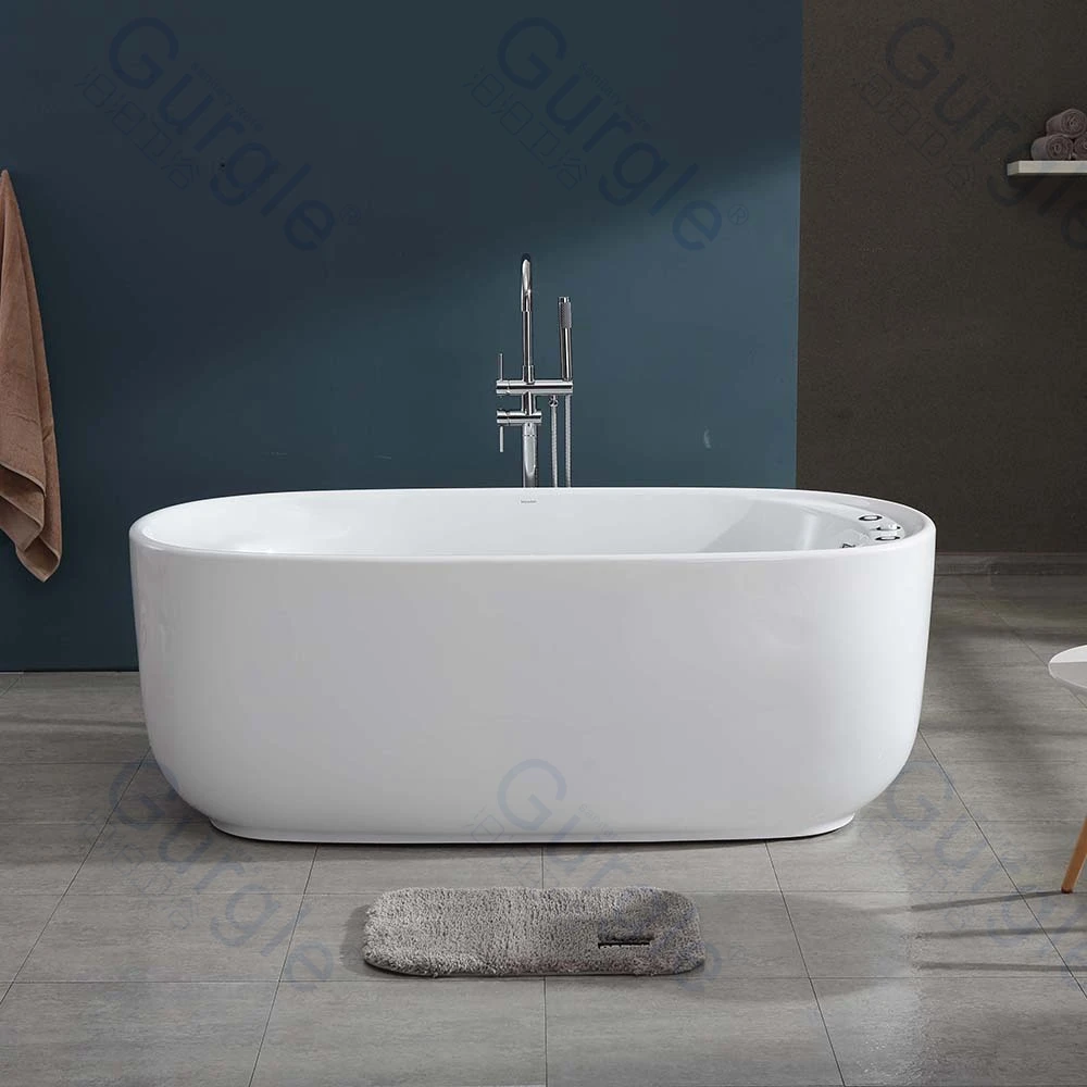 

Factory Direct Sale Massage Bathtub Pure Acrylic Bubble Whirlpool Bathtub