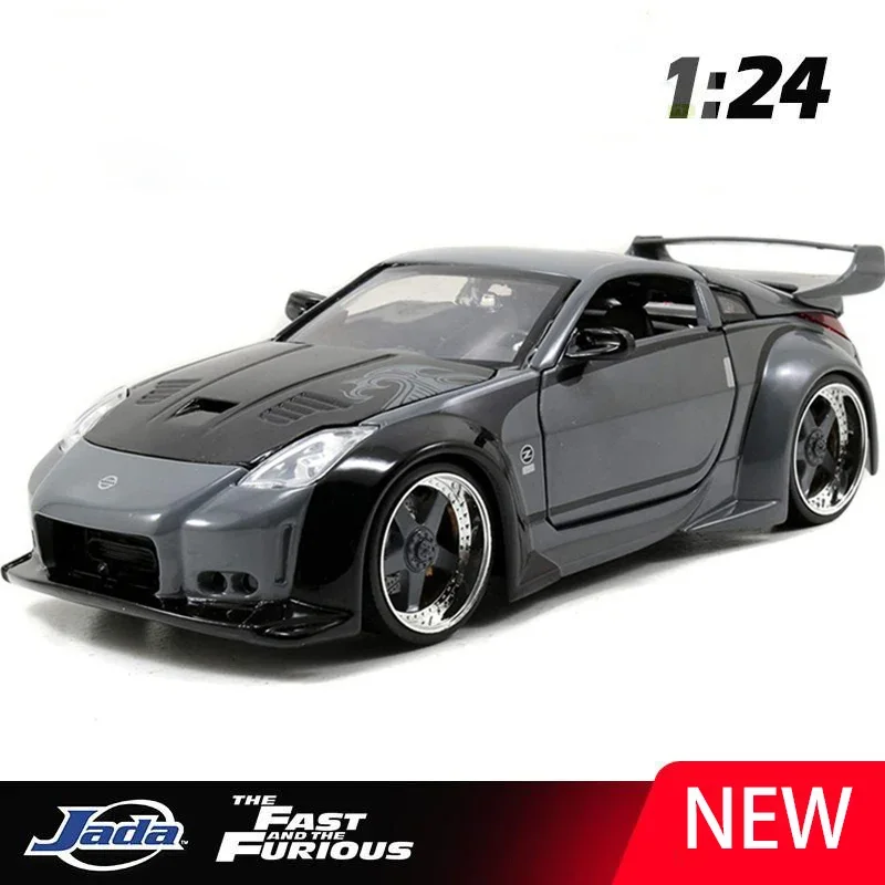 

1:24 Fast & Furious 350Z легкосплавный автомобиль, литье под давлением и игрушечный транспорт, модель автомобиля, миниатюрная масштабная модель автомобиля, игрушки для детей