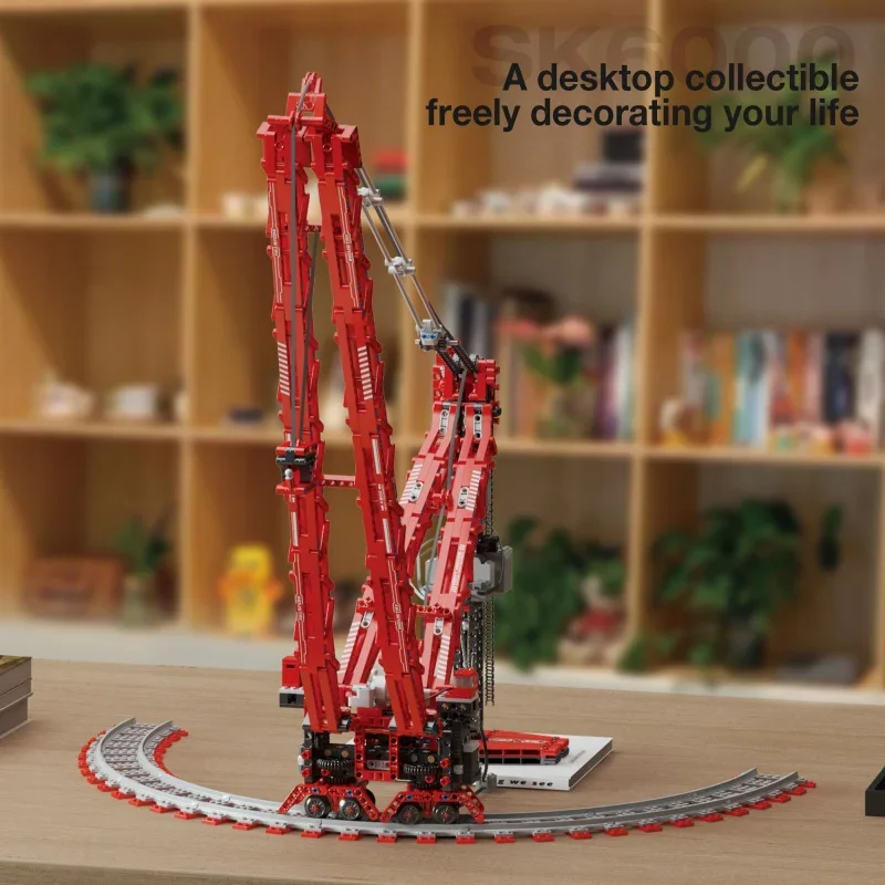 

В НАЛИЧИИ Reobrix 22029 MOC Технический радиоуправляемый кран SK6000, конструктор, модель для сборки, игрушки для детей, рождественский подарок