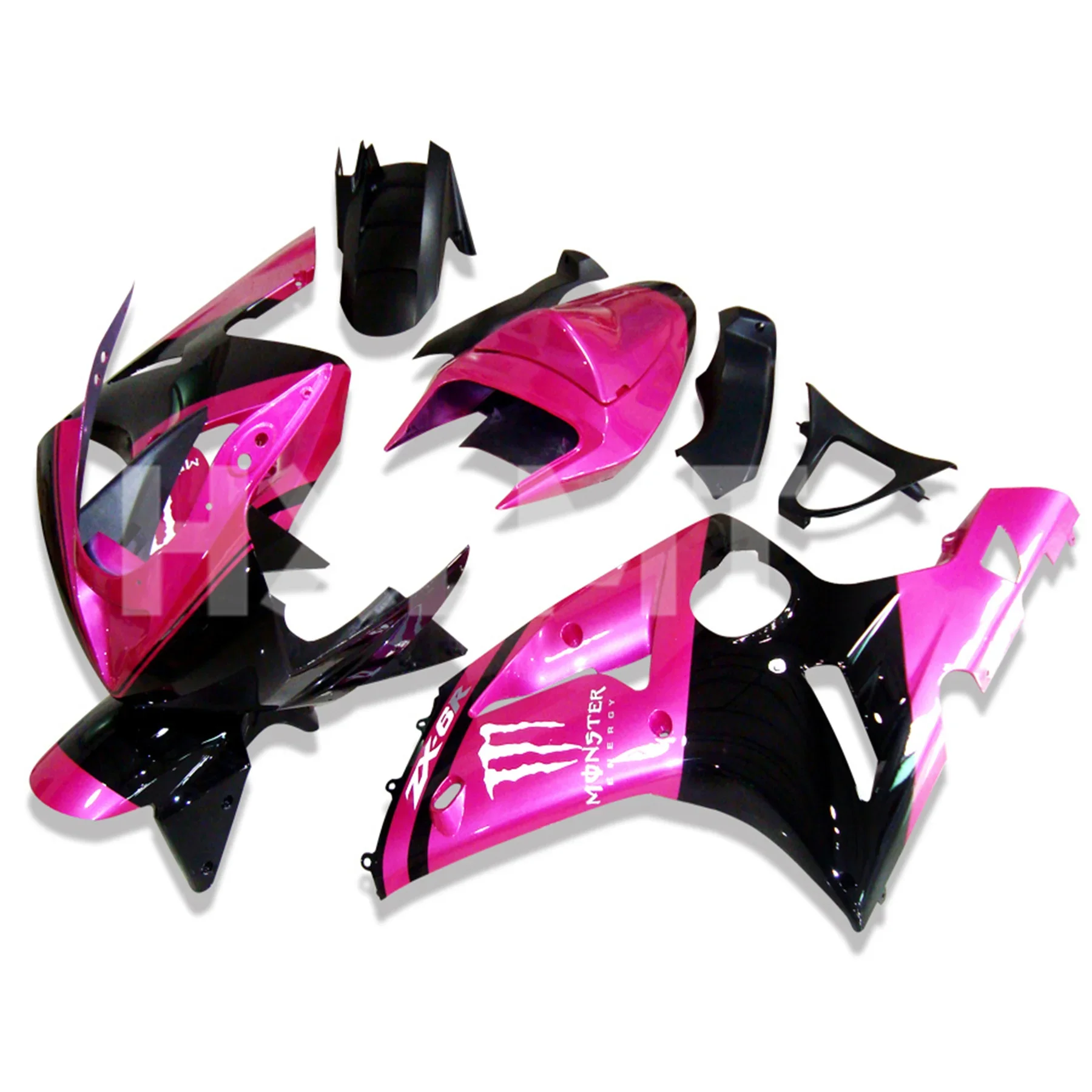 

For Kawasaki ZX-6R ZX6R ZX600 636 2003 2004 Motorcycle Accessories Bodywork Set Injection ABS Plastics Full Fairings Panel Kit