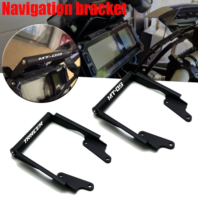 

Fit For MT09 Tracer MT-09 Tracer 900 FJ09 FJ 09 2015 2016 2017 12MM/22MM Phone Holder Stand GPS Navigation Bracket Support