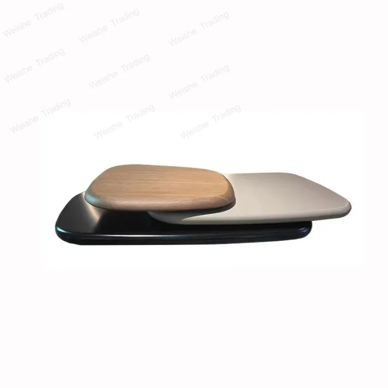 Rotating Coffee Table, Villa Minimalist  Designer Creative Floating Tea Table for Large Apartments, High Quality