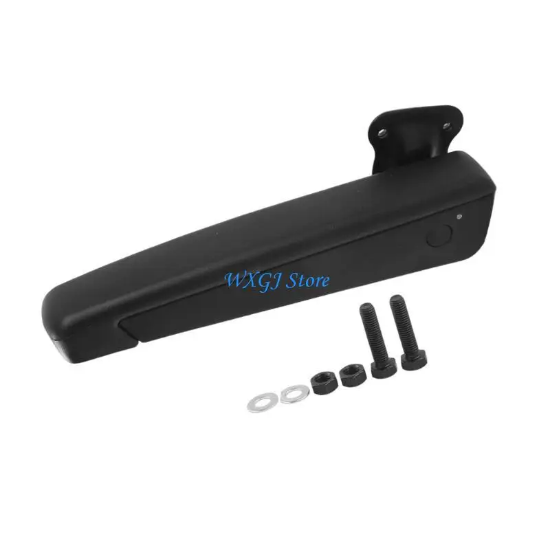 

37JE Turning Auto Armrest 90 Degree Adjustable Comfort Pad PU Cover Installation On Vehicle Left Side For Camping Trucks
