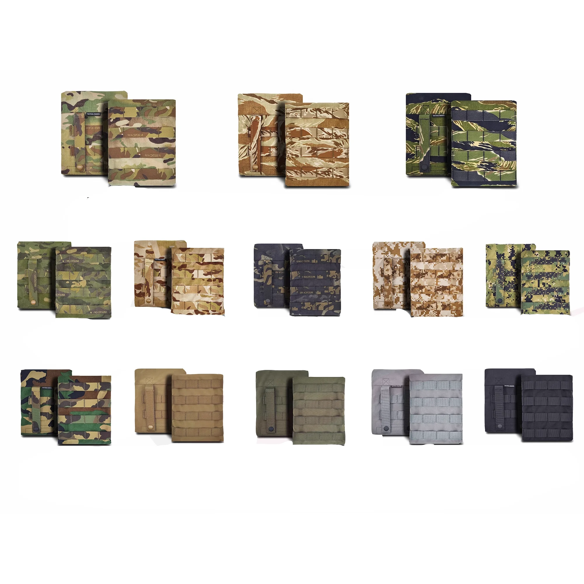 

6x7.5 Inch Side Panels Tactical Vest Molle Side Plate Pouch Set