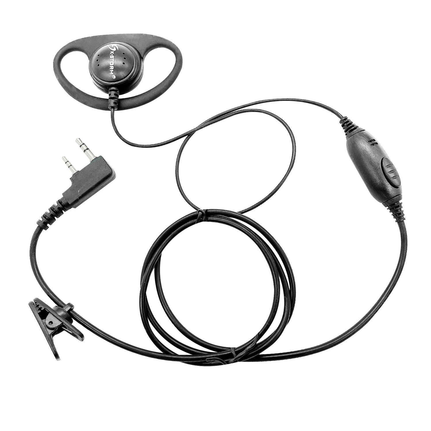 Type D Headphones for Baofeng, Walkie Talkie Earpiece, Two Way Radio, LT-2288, 3288, 6288, 5288, 3188, 2188, 3260, 2268,