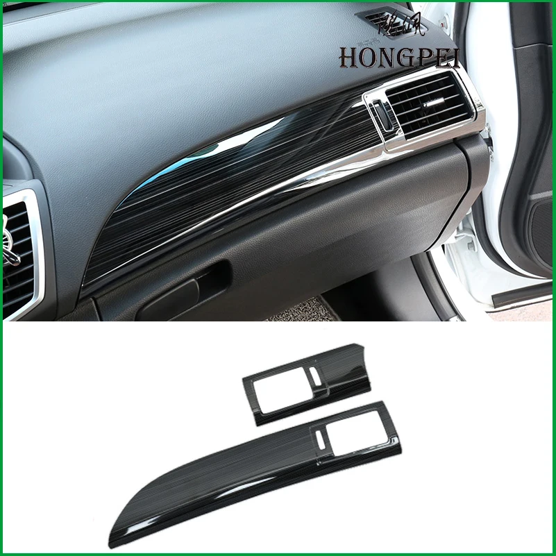 Car Styling Instrument Vent Center Control Panel Cover Trim Moulding For Honda Accord 9th 2013-2016 Auto Interior Accessories