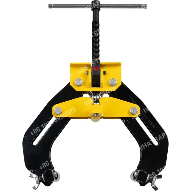 Heavy Pipe Alignment Clamp, Pipe CapacityAssembly Clamp with Quick Acting Screw & Stainless Steel Contact Adjustment