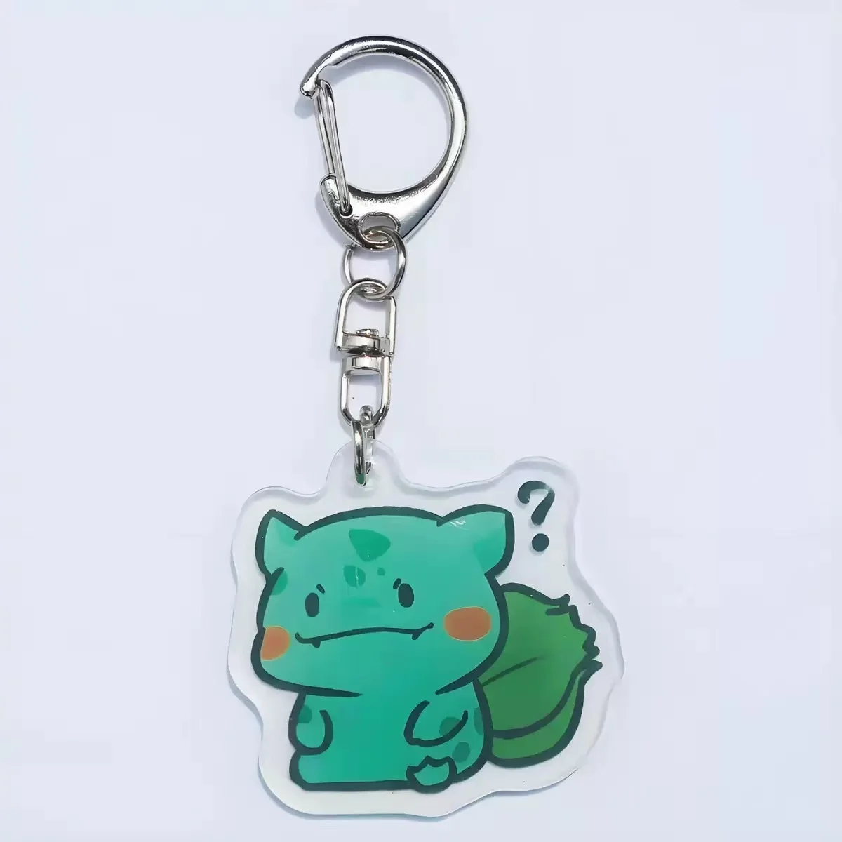 Pokemon Anime Portachiavi Acrilico Eevee Bulbasaur Squirtle Snorlax Ciondolo Divertente Carino Creativo Portachiavi Auto Amici Fan Regali Fai Da Te