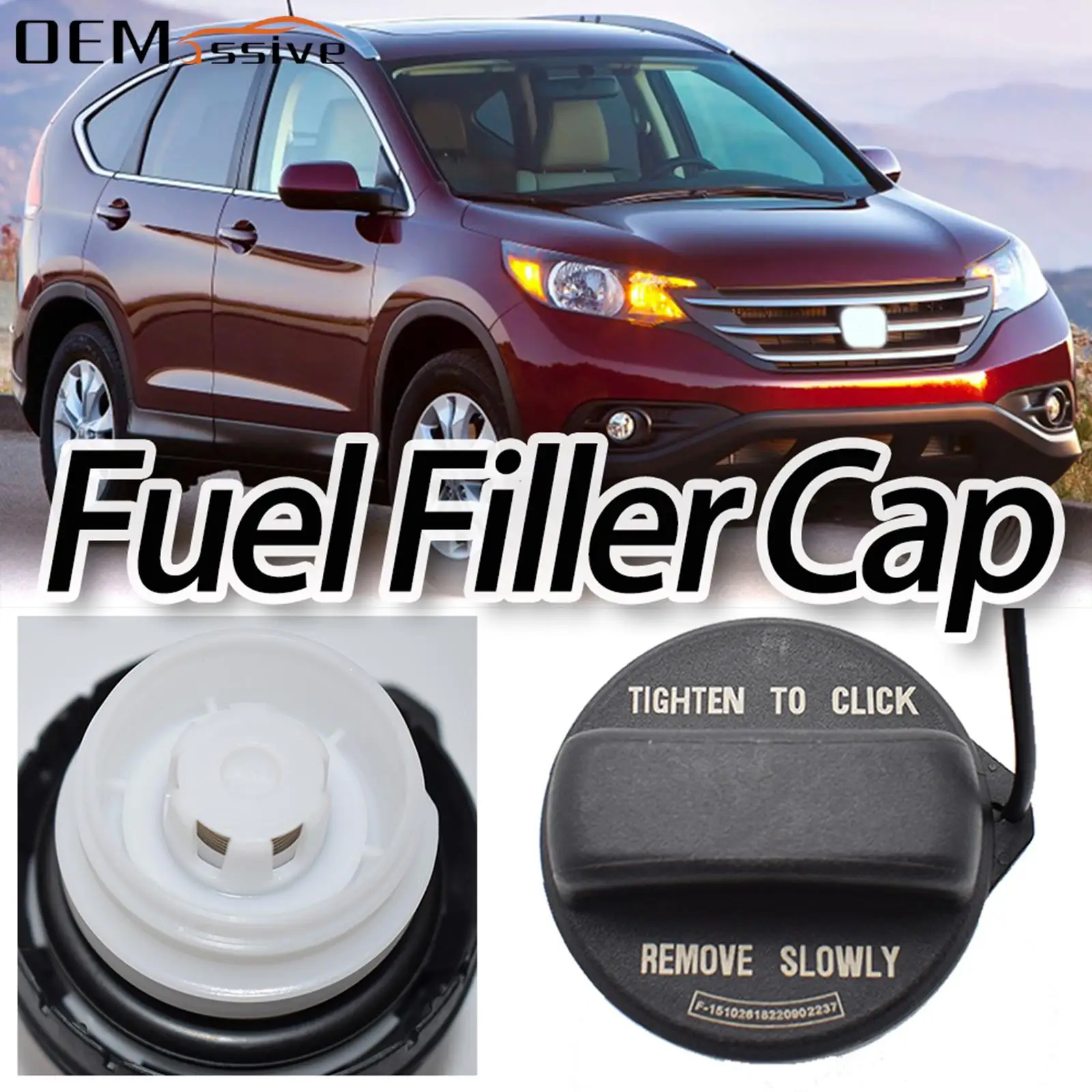 For Honda Civic 06-15 Insight 10-14 Odyssey 11-2017 Pilot 2009-2015 Car Accessories Fuel Cap Tank Gas Filler Cover 17670-T3W-A01