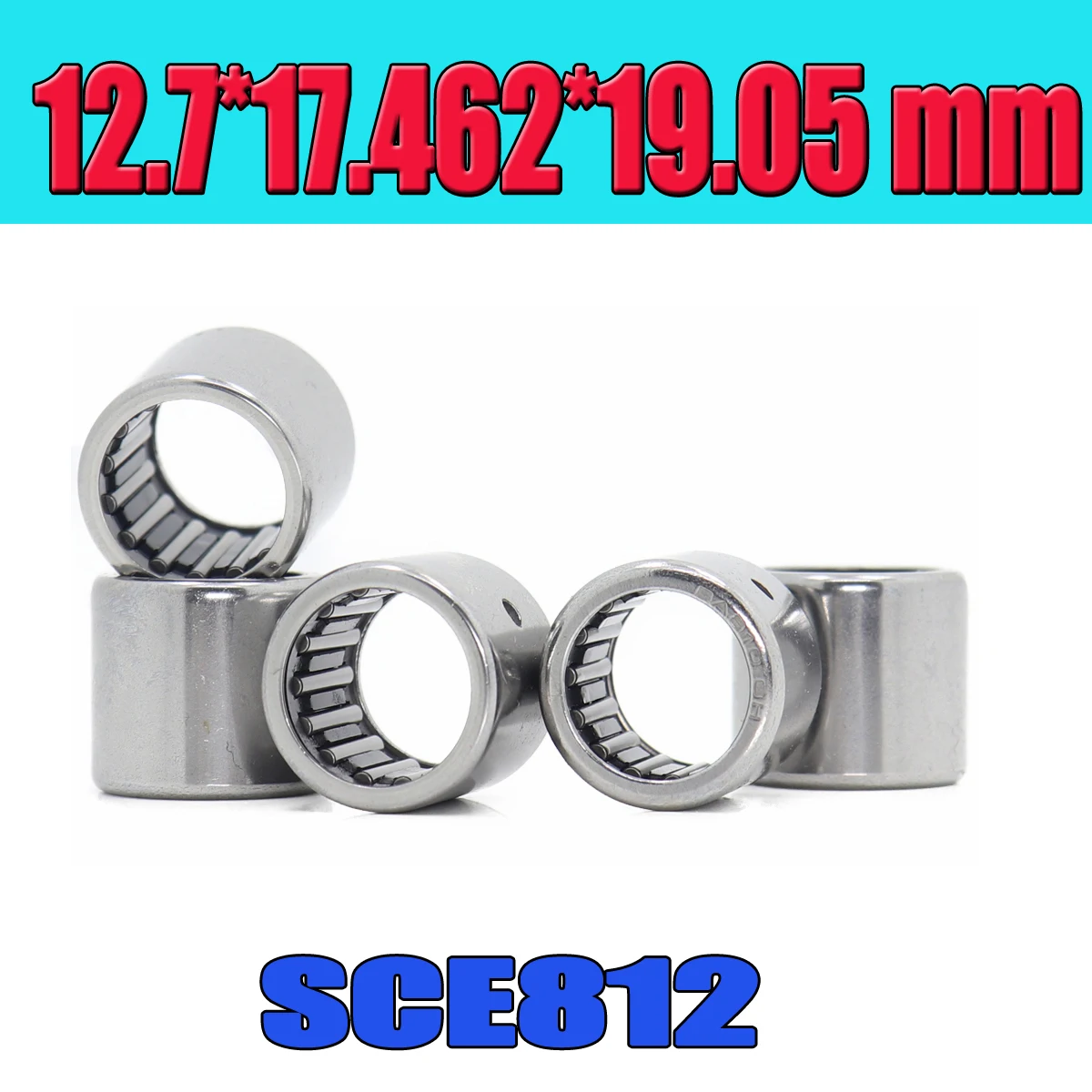 

5 шт. SCE812 подшипник 12,7*17,462*19,05 мм P4, игольчатые роликоподшипники с нарисованной чашкой B812 BA812Z SCE 812 подшипник