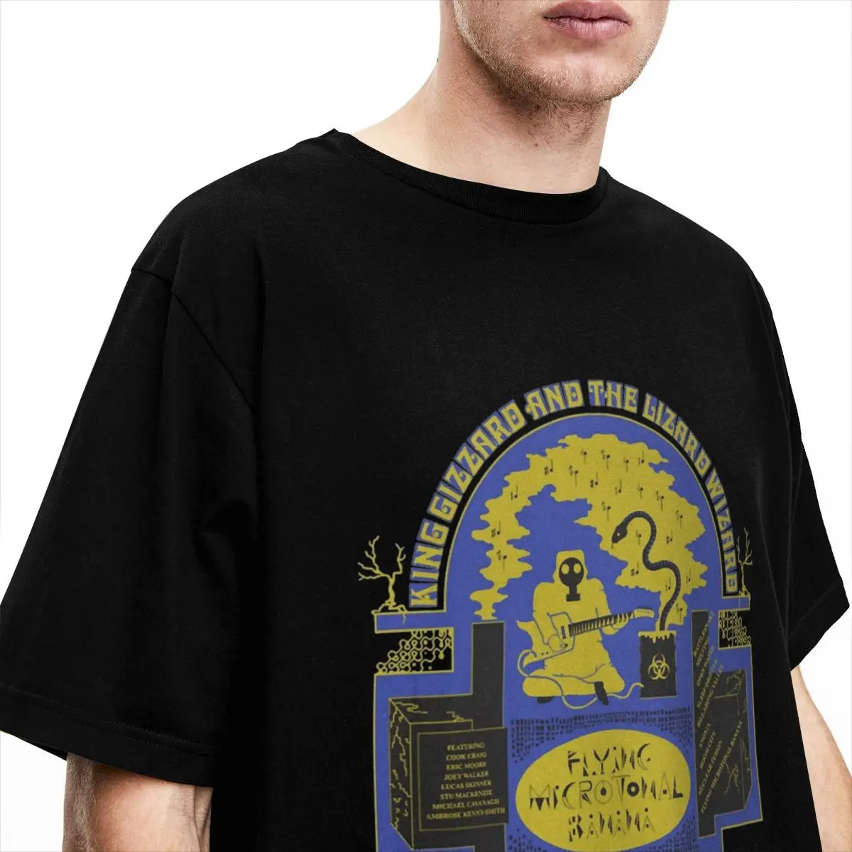 King Gizzard And The Lizard Wizard Flying Microtonal Banana Accessories Shirts Men Women Vintage Cotton Graphic Printed Tee