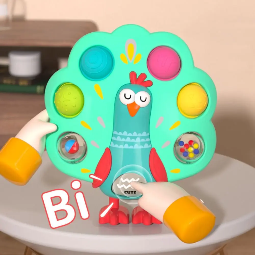 

Button Play Toys Sensory Push Toy Finger Training Cognition Ability Multi Textured Press Toy Sound Logical Thinking
