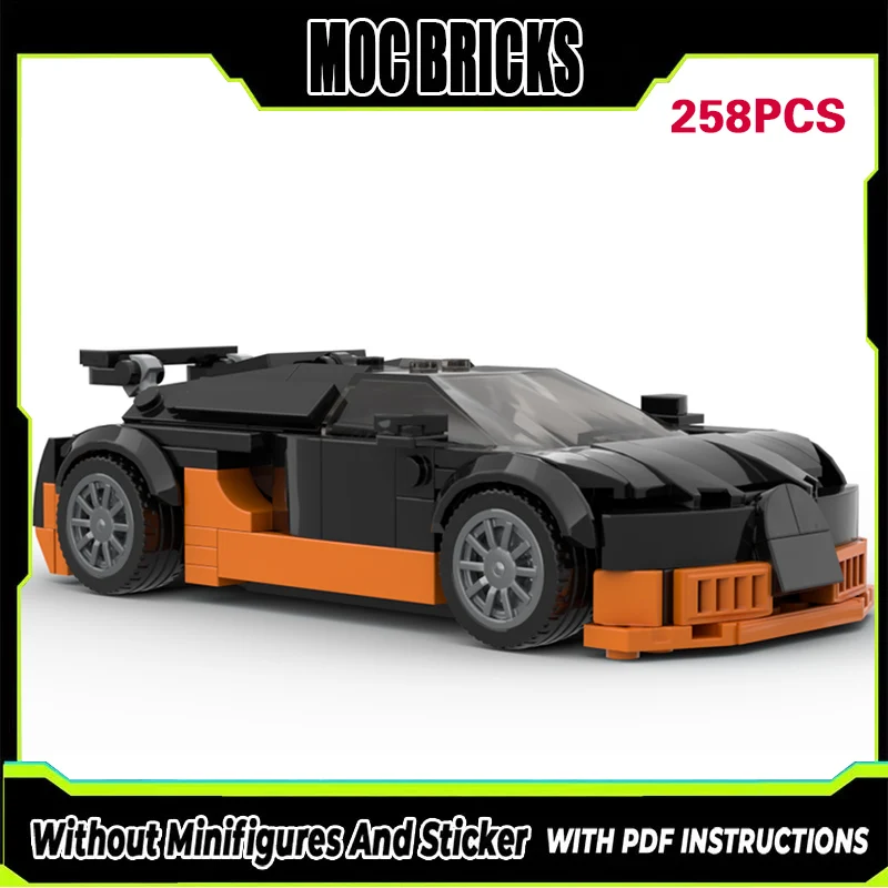 

Speed Racing Car Model MOC Building Bricks Veyron 16.4 Super Sport Modular Technology Gifts Holiday Assemble Children Toys Suit