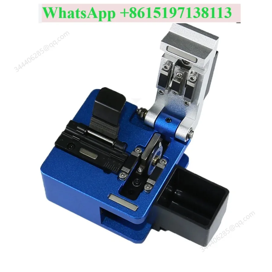 ALK-66B High Precision Fiber Cleaver Fiber Optic Fusion Splicing Cutter Cleaved Angle 0.5°