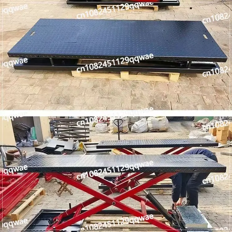 Motorcycle electric scissor lift lift lift hydraulic electric lift lift maintenance platform scissor