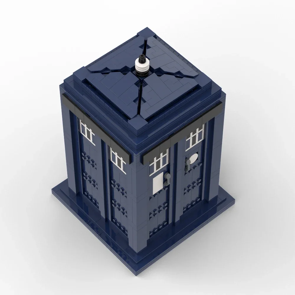 Moc viajando através de filmes médico tarardiseds portal whoed conjunto blocos de construção kits polícia cabine telefônica tijolos brinquedo presente do miúdo