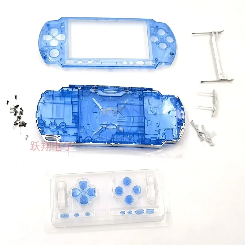完全なシェルケース,ボタン付きのケース,psp3000の品質,カバー,完全なシェル,psp 3000用,無料のネジセット