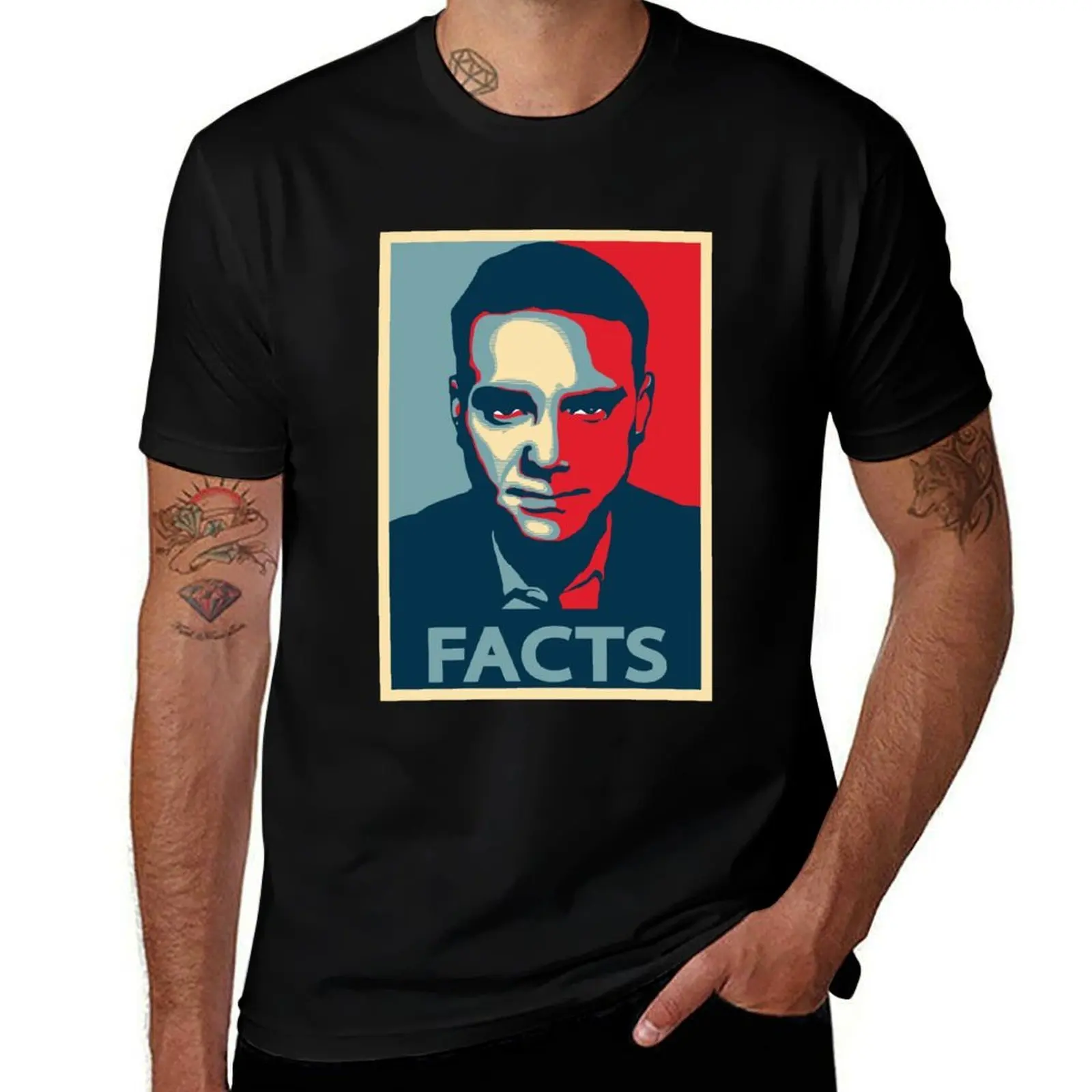 

Ben Shapiro Portrait, Facts Don't Care About Your Feelings T-Shirt man t shirts for men man t shirt cotton high quality T-Shirt