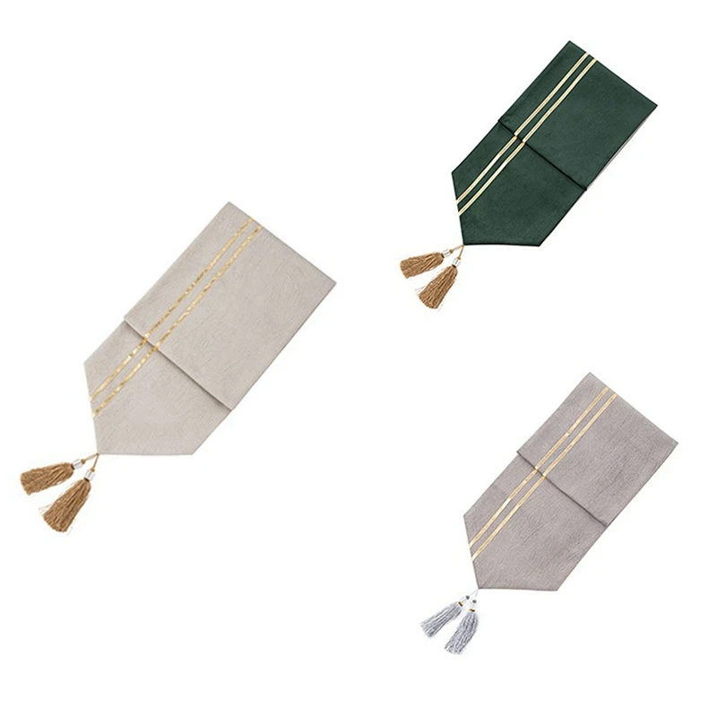 

Simple Craft Cloth Table Flag Tea Table Corner Table Towel With Tassel Bed End Towel