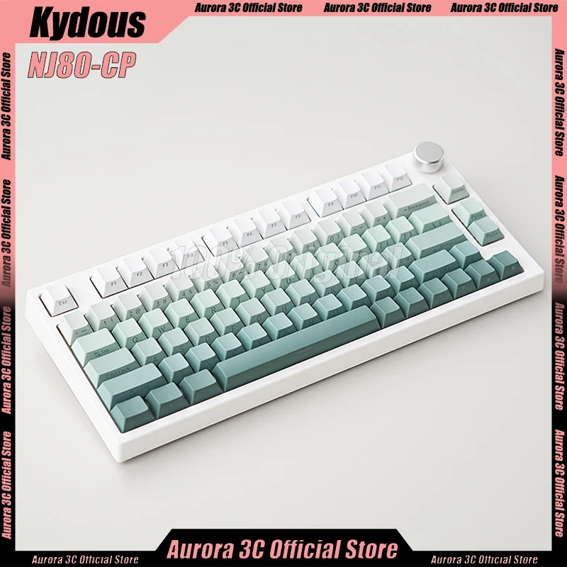 

Keydous NJ80-CP Gamer Mechanical Keyboard Magnetic Swich 2.4G 3Mode Wireless Bluetooth Keyboard Gaming keybord RGB Blacklit Gift