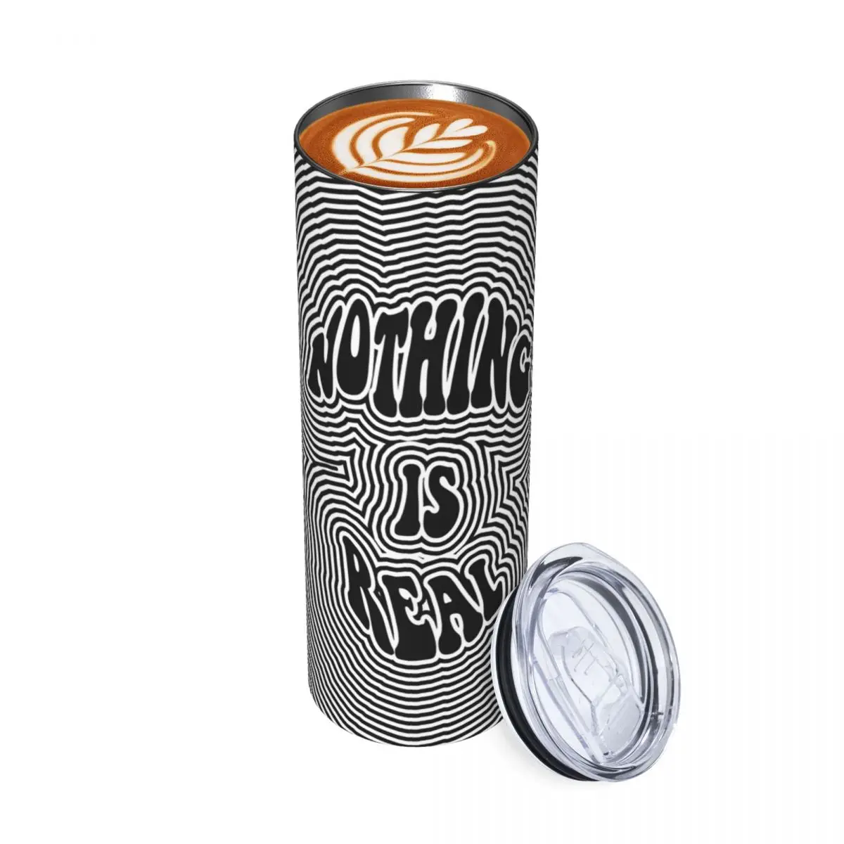 Nothing Is Real Stainless Steel Tumbler Vacuum Insulated Mugs Thermal Cold Cups Straws With Lid 20oz