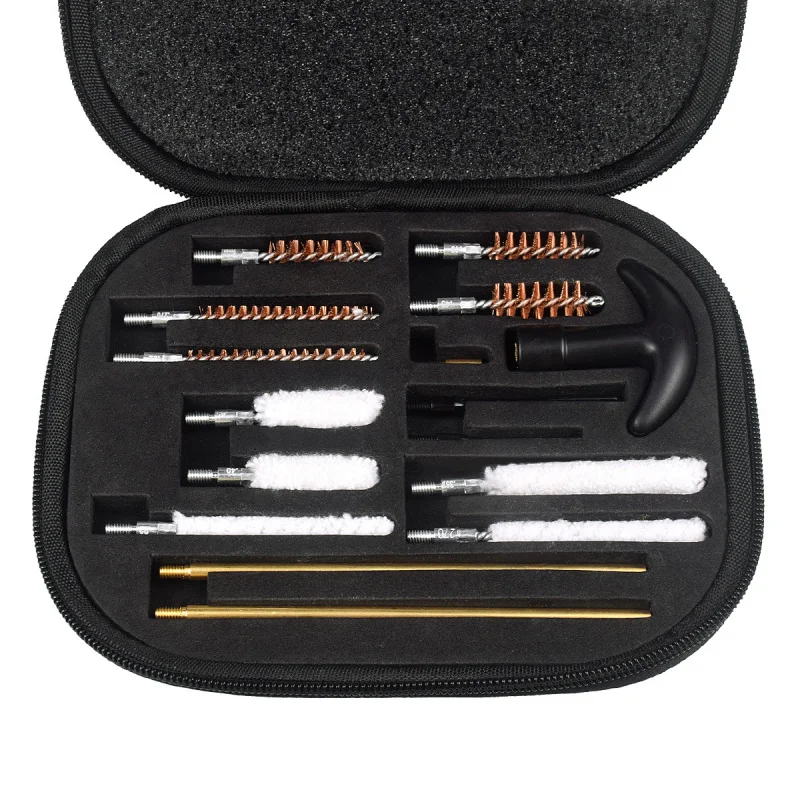 

Multi-size Pipe Cleaning Brush Set with Brass Rod, Portable Storage Bag Household Cleaning Tools