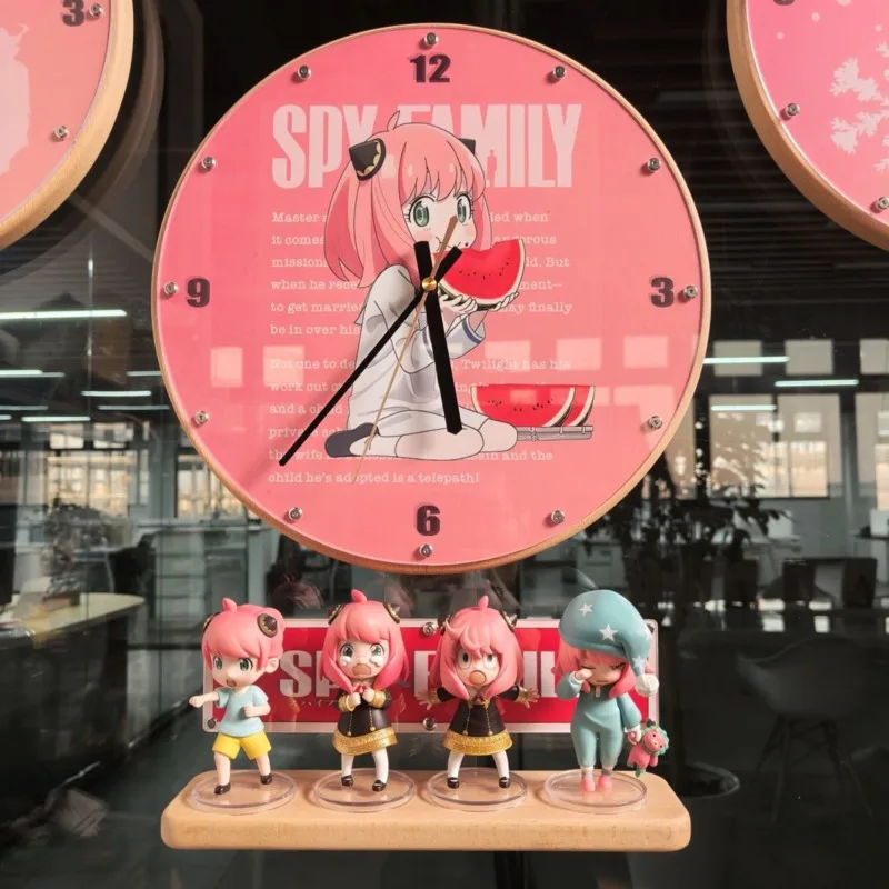 

Anime SPYxFAMILY Anya Forger Wall Clocks 30cm Acrylic Clocks Quartz Silent Movement Clocks Cute Bedroom Home Decor Birthday Gift