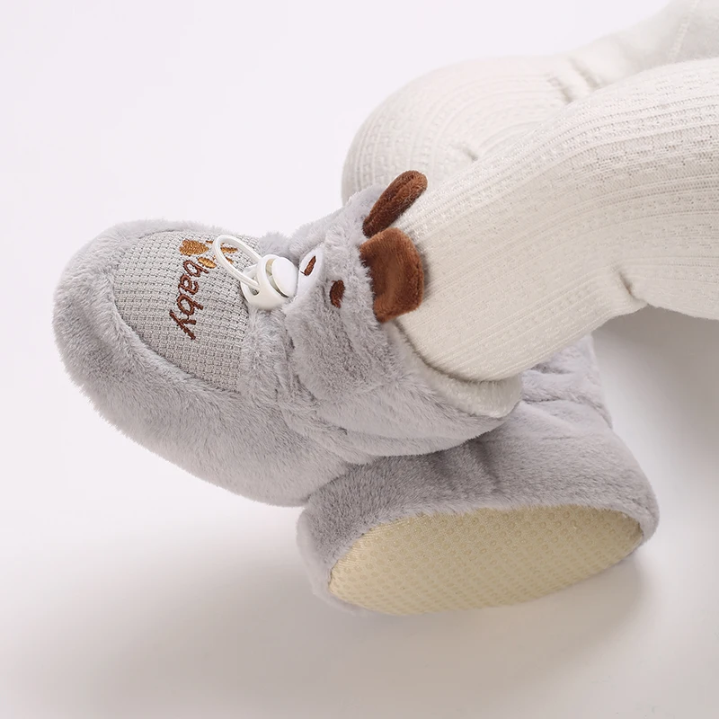 0-18M Winter Baby Jungen Mädchen Warme Baumwollschuhe Weiche Sohle Bequeme Freizeitschuhe zum Gehen – Detail 16