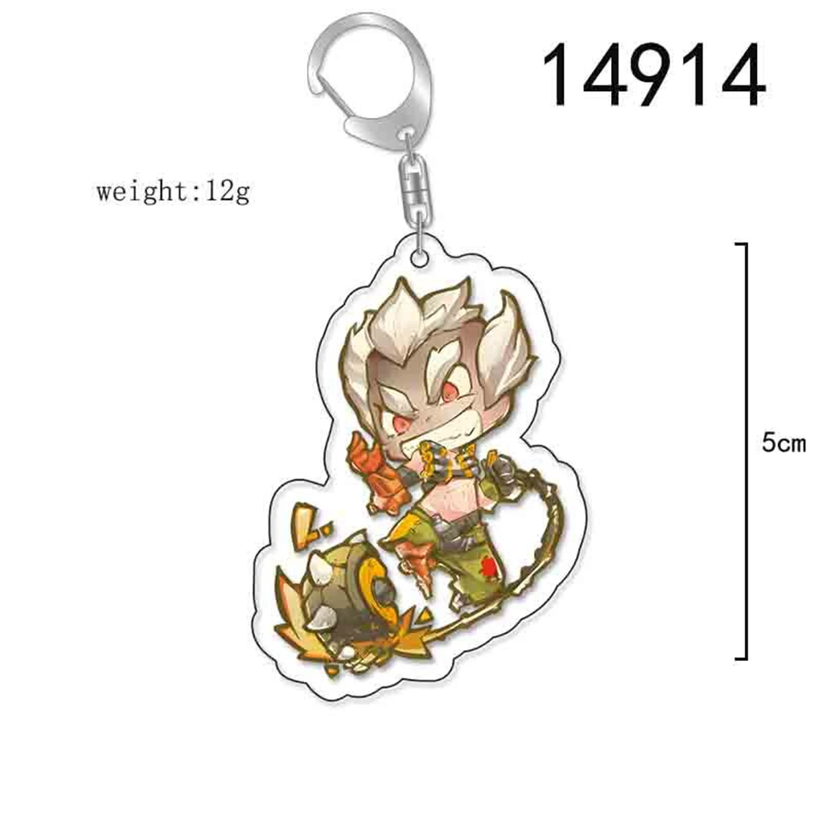 Anime GOODS Acrylic Keychain cute y2k Overwatch keychain for bag keys car key bag backpack collection display accessories