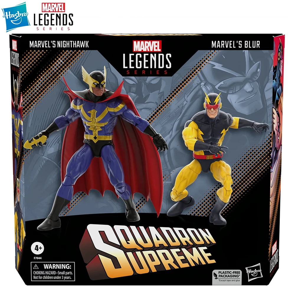 

[В наличии] Hasbro Marvel Legends Series Nighthawk and Blur, набор из 2 упаковок, 6-дюймовая экшн-фигурка аниме, модель игрушки